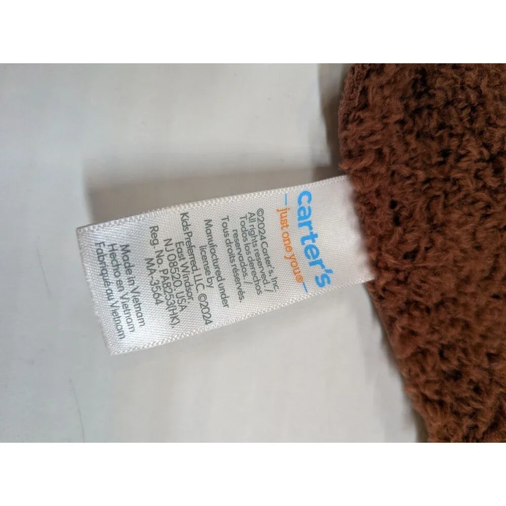 Carters Just One You Brown Bear Baby Blanket Security Lovey Small 2024